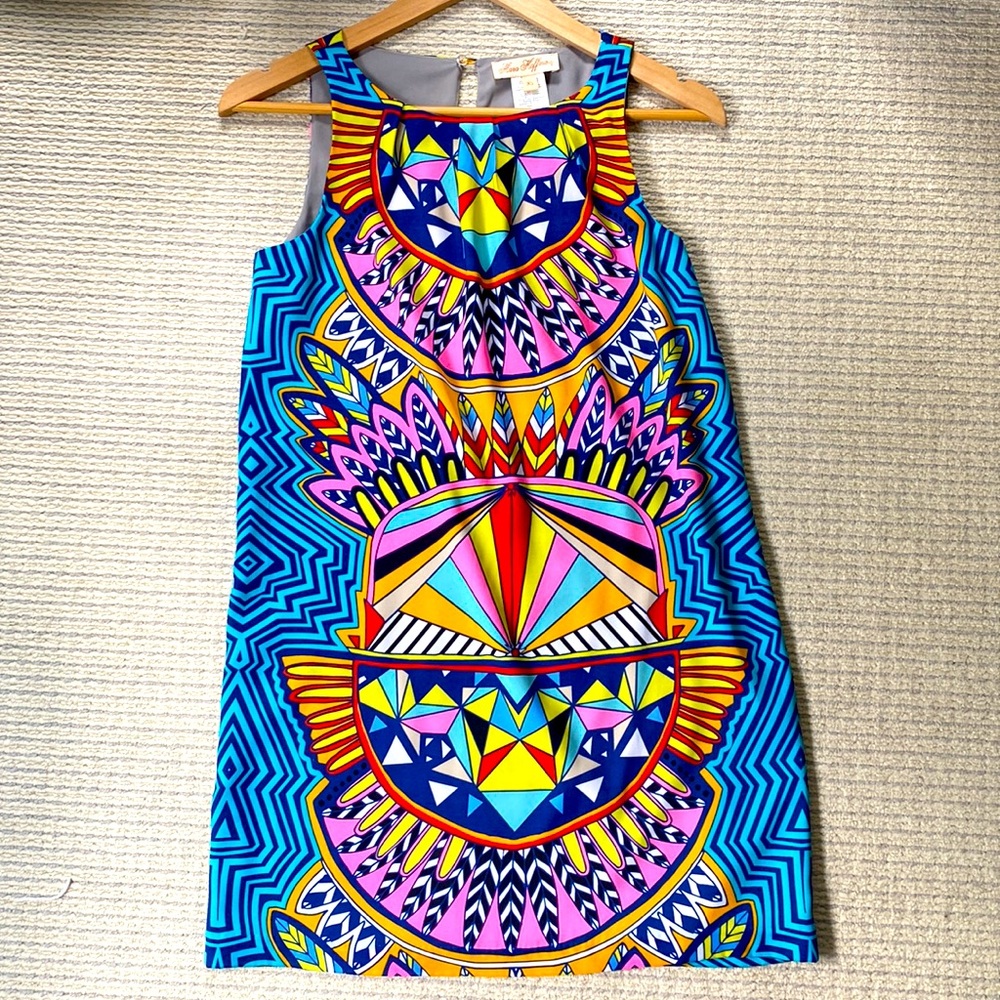 Mara Hoffman geometric print mini dress